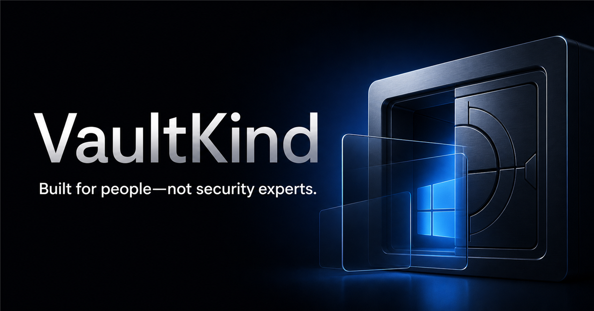 VaultKind social preview card